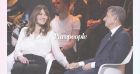 Carla Bruni et Nicolas Sarkozy amoureux et très tactiles devant Claire Chazal et Marc Lavoine