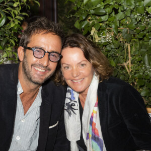 Cendrine Dominguez et Cyrille Eldin - Soirée en hommage au personnel soignant de l'APHP au restaurant "Le Récamier" à Paris. Le 7 septembre 2020. © Jack Tribeca/Bestimage