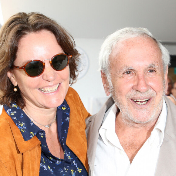 Cendrine Dominguez et Patrice Laffont - 26e édition du Trophée des personnalités en marge des Internationaux de Tennis de Roland Garros à Paris. Le 5 juin 2018. © Denis Guignebourg / Bestimage