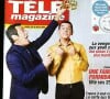 Christian Quesada en couverture du magazine Télé Magazine avec Jean-Luc Reichmann en novembre 2017