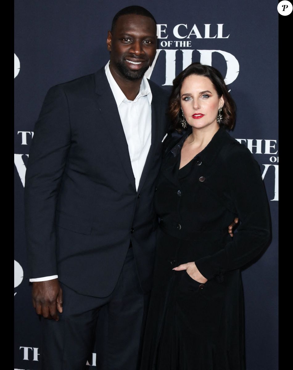 Omar Sy et sa femme Hélène à la première du film "The Call of the Wild" à Los Angeles.