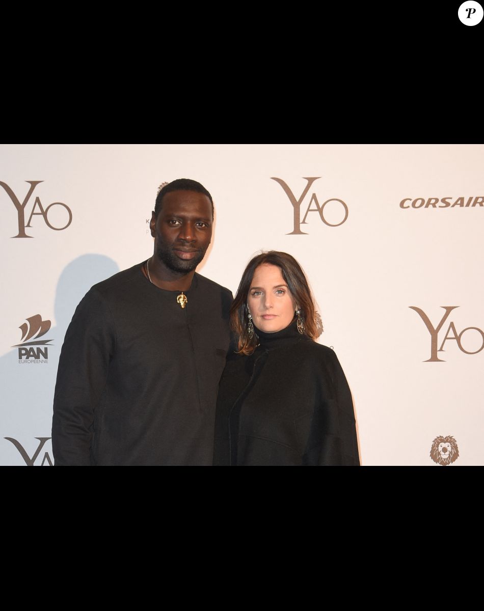 Omar Sy et sa femme Hélène - Avant-première du film "Yao" au cinéma Le Grand Rex à Paris le 15 janvier 2019. © Coadic Guirec/Bestimage