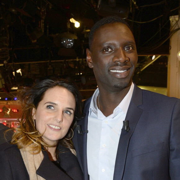 Omar Sy et sa femme Hélène - Enregistrement de l'émission "Vivement Dimanche" à Paris le 20 Janvier 2016 et qui sera diffusée le 24 Janvier 2016. Invité principal Omar Sy. © Coadic Guirec/Bestimage 