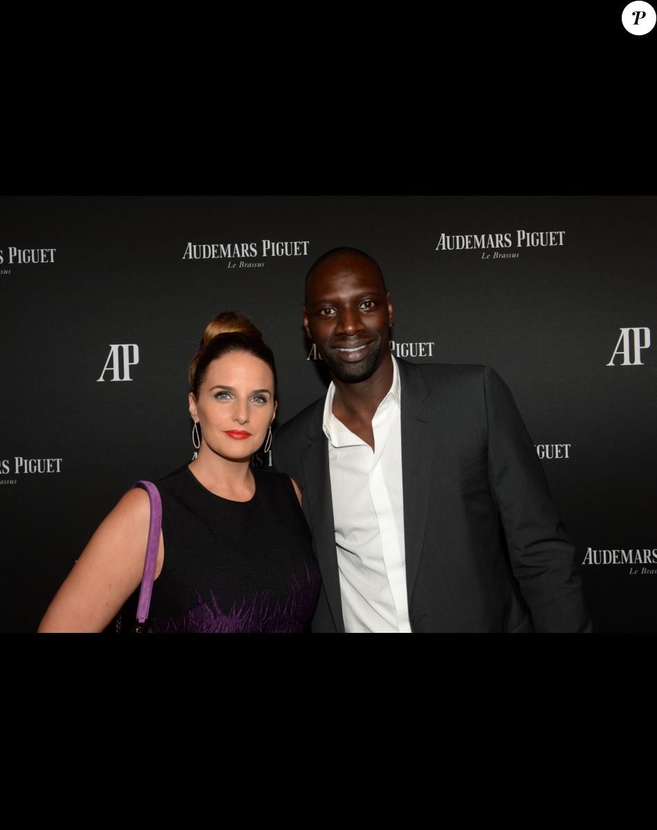 Exclusif - Omar Sy et sa femme Hélène - La maison Audemars Piguet a célébré le lancement de la nouvelle Millenary Femme au Carreau du Temple à Paris le 6 juillet 2015 . Pour la première fois , Audemars Piguet dévoile le coeur de la montre aux prestigieux invités de la soirée. La Millenary est une montre qui rassemble toutes les qualités d'un produit hors norme : Le rigueur des ingénieurs et la sensibilité des designers. Un dîner haut de gamme , à l'image de la soirée a été préparé par le chef Hélène Darroze, suivi d'un concert privé des She Keeps Bees.