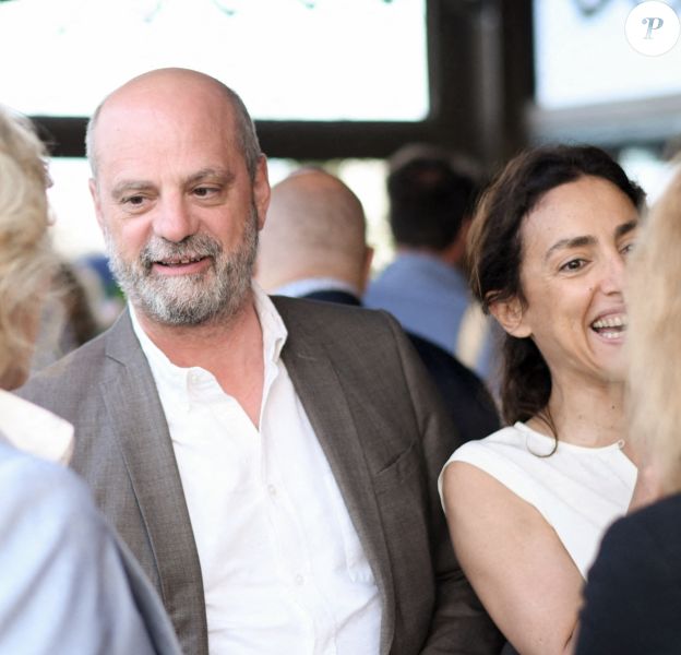 Exclusif - Jean-Michel Blanquer et sa femme Anna Cabana - Remise du prix littéraire Evok 2022 à l'hôtel Brach à Paris