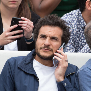 Amir Haddad - People dans les tribunes lors des Internationaux de France de Tennis de Roland Garros 2022 à Paris le 29 mai 2022.