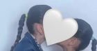 Sofia, 6 ans et Hana, 4 ans, les deux filles d'Amel Bent et Patrick Antonelli