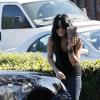 Mercredi 3 février, Vanessa Hudgens, partie faire quelques courses, trouve sa voiture cabossée à son retour !