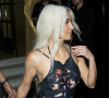 Kim Kardashian et sa fille North West quittent restaurant Ferdi avant de se rendre au Costes à Paris le 5 juillet 2022.