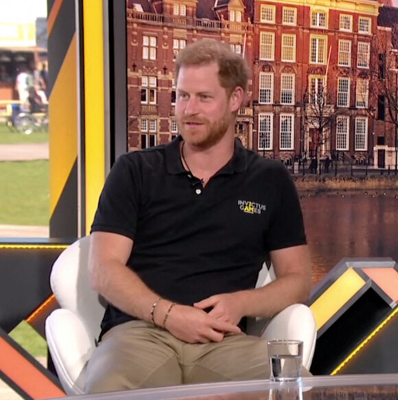 Le prince Harry donne une interview à la BBC pour la promotion des Invictus Games.