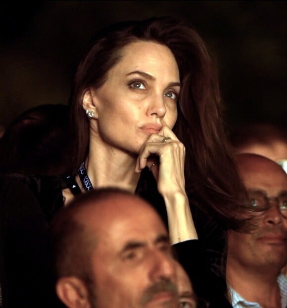 Angelina Jolie et sa fille Shiloh Jolie-Pitt assistent au concert Maneskin pour la première mondiale du "Loud Kids Tour" au "Circo Massimo" à Rome
