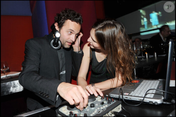 Patrick Mille et Justine Levy mixent pour la soirée Lucky Star au Murano le 4 février 2010