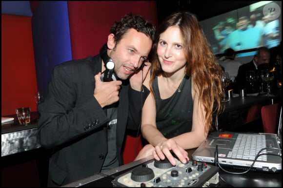 Patrick Mille et Justine Levy mixent pour la soirée Lucky Star au Murano le 4 février 2010