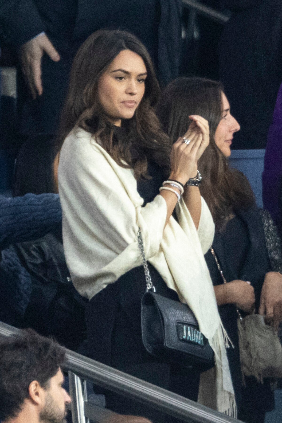 Photo Diane Leyre Miss France Dans Les Tribunes Lors Du Match