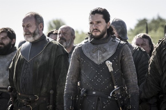 Photo du personnage de Jon Snow (Kit Karrington) dans la série Game of Thrones