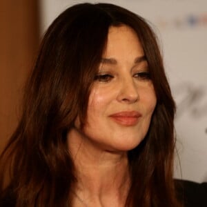 Monica Bellucci en conférence de presse pour la pièce de théâtre "Maria Callas" à Athènes, qu'elle jouera sur la scène du théâtre Herodion. Le 19 septembre 2021 © Aristidis Vafeiadakis / Zuma Press / Bestimage 