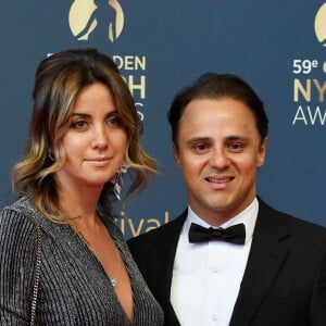 Felipe Massa et sa femme Anna Raffaela Bassi - Soirée de clôture du 59ème Festival de Télévision de Monte Carlo au Grimaldi Forum à Monaco, le 18 juin 2019. © Bruno Bebert/Bestimage