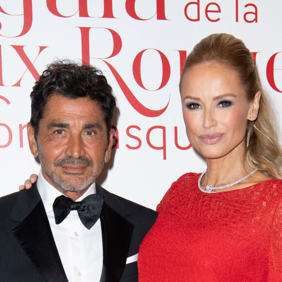 Adriana Karembeu enceinte et son mari André Ohanian - 70ème édition du gala de la Croix Rouge monegasque à Monaco le 27 juillet 2018. © Pierre Villard/Le Palais Princier/Monte-Carlo-SBM via Bestimage