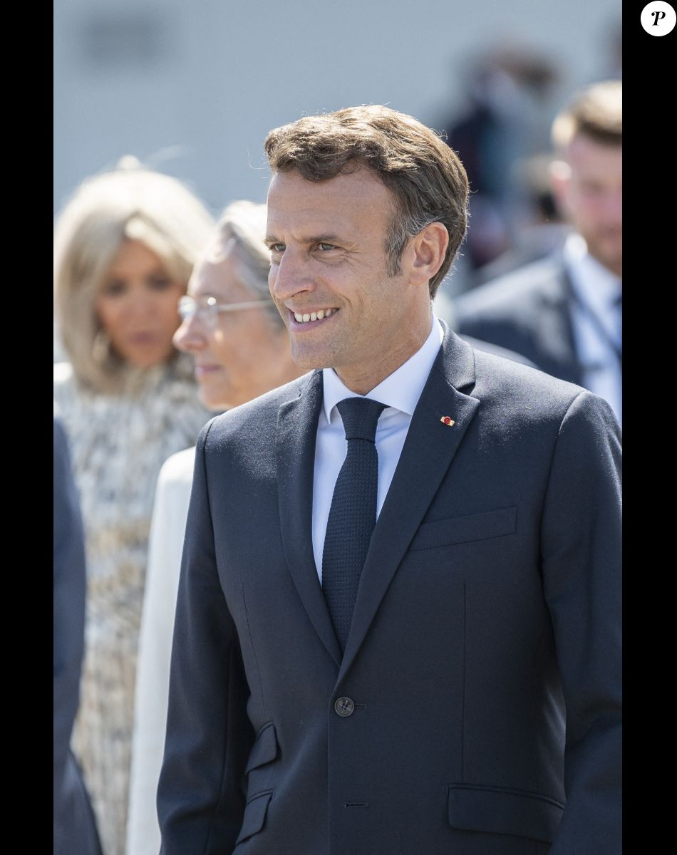Le président Emmanuel Macron lors du défilé militaire du 14 Juillet à Paris. © Eliot Blondet / Pool / Bestimage
