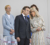 La Première Dame Brigitte Macron - Le président Emmanuel Macron lors du défilé militaire du 14 Juillet à Paris. © Eliot Blondet / Pool / Bestimage 