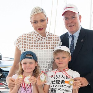 Jacques et Gabriella de Monaco ont remporté une belle médaille cet été @ Eric Mathon / Palais princier