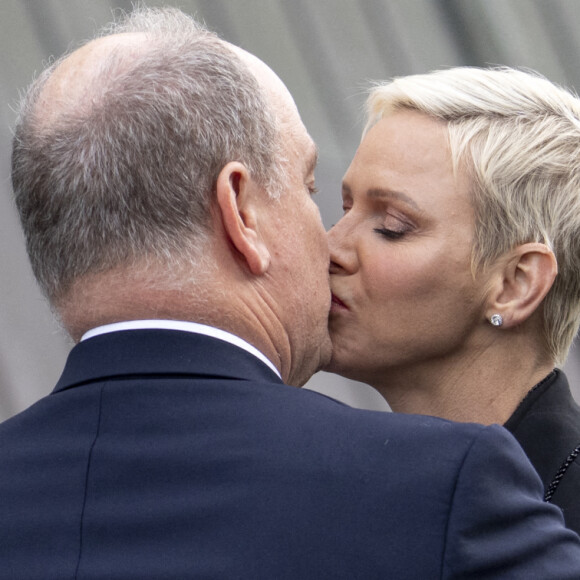 La princesse Charlène de Monaco - Le prince Albert II de Monaco inaugure l'exposition l'exposition "Sailing the Sea of Science, Scientist and explorer. Prince Albert Ier and the early norwegian exploration of Svalbard " au Fram Museum à Oslo le 22 juin 2022. © Javad Parsa/NTB Scanpix via ZUMA Press / Bestimage 