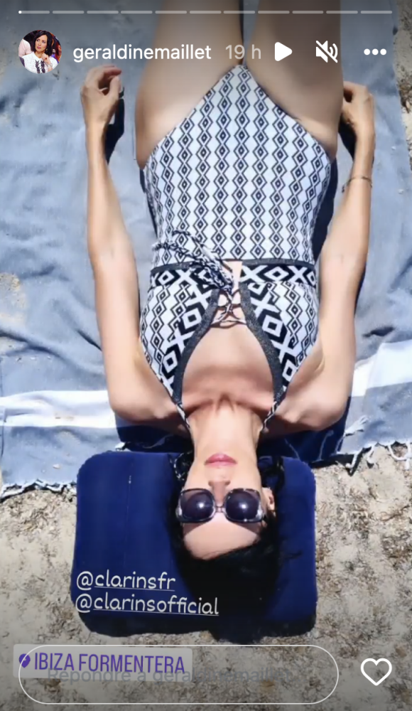 Géraldine Maillet, en vacances à Ibiza, se dévoile en maillot de bain sur Instagram