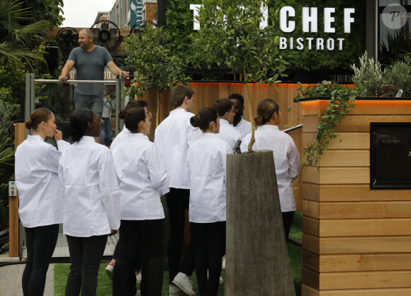 Exclusif - Illustration - Ouverture du premier restaurant "Top Chef" Le Bistrot à Suresnes le 7 juillet 2022. © Marc Ausset-Lacroix/Bestimage