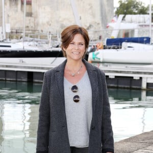 Charlotte Valandrey - Photocall de la série "Demain nous appartient" lors de la 19ème édition du Festival de la Fiction TV de la Rochelle, France, le 16 septembre 2017. © Patrick Bernard/Bestimage