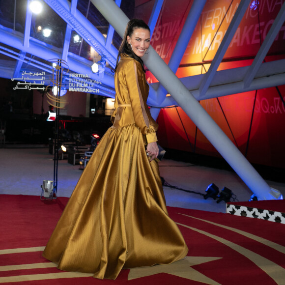 Linda Hardy (Miss France 1992) au photocall de la cérémonie d'ouverture de la 18ème édition du Festival International du Film de Marrakech (FIFM), le 29 novembre 2019. © Romuald Meigneux/Bestimage 