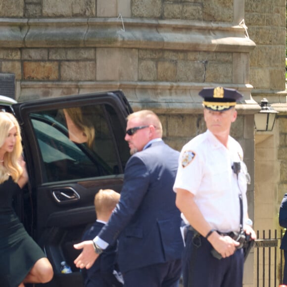 Ivanka Trump - Obsèques de Ivana Trump en l'église St Vincent Ferrer à New York. Le 20 juillet 2022 © Edna Leshowitz / Zuma Press / Bestimage