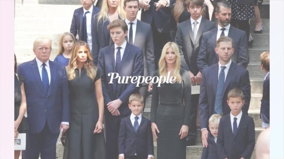 Obsèques d'Ivana Trump : ses trois enfants face au cercueil, soudés dans la douleur