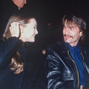 Florent Pagny et Vanessa Paradis- Défilé de mode Chanel à Paris