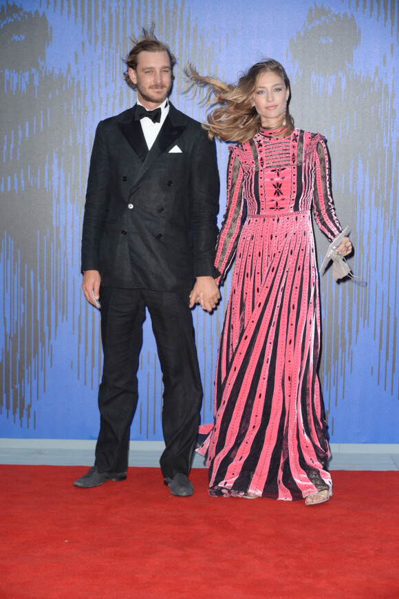 Pierre Casiraghi et sa femme Beatrice Borromeo à la soirée des "Franca Sozzani Awards" au 74ème Festival International du Film de Venise (Mostra), le 1er septembre 2017. 