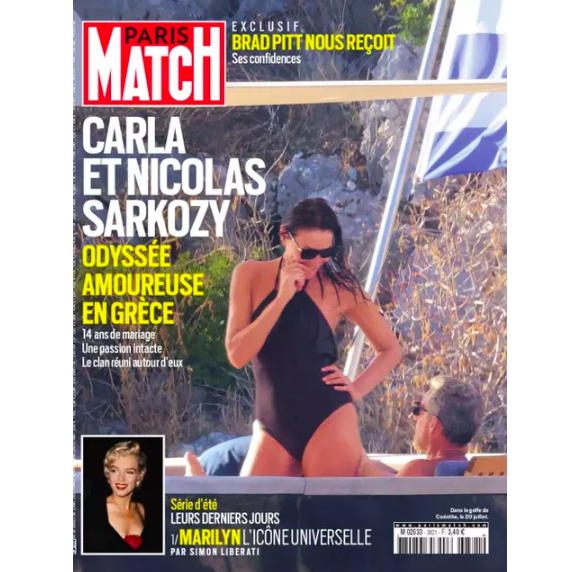 Couverture de "Paris Match" du jeudi 28 juillet 2022