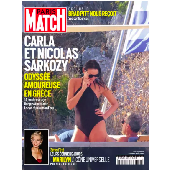 Couverture de "Paris Match" du jeudi 28 juillet 2022