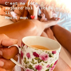 Jean-Luc Reichmann au lit avec sa compagne Nathalie Lecoultre - Instagram