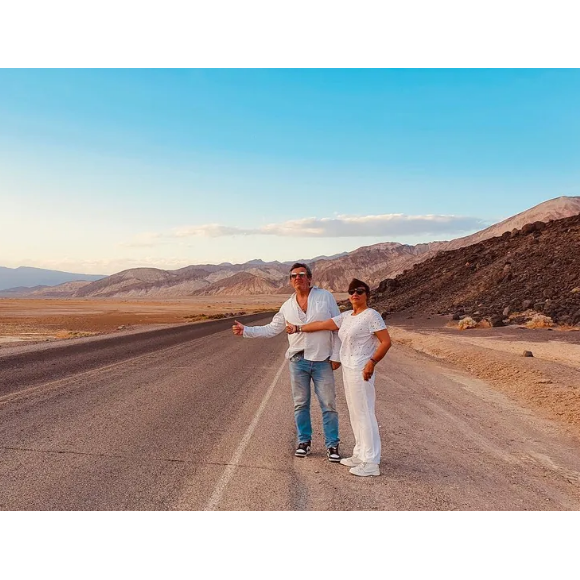Jean-Luc Reichmann en road-trip aux Etats-Unis avec sa compagne Nathalie Lecoultre