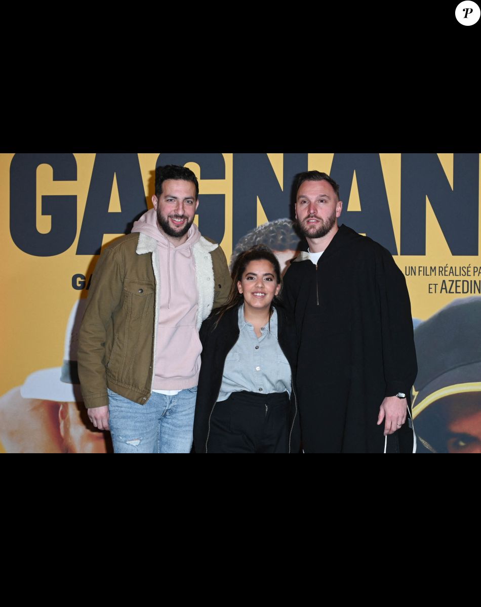 Ines Reg et Kevin Debonne - Avant-première du film "Les Gagnants" au Grand Rex à Paris le 11 avril 2022. © Coadic Guirec/Bestimage
