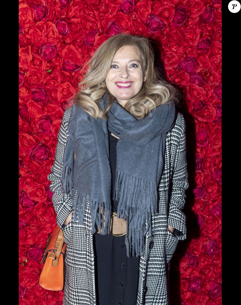 Valérie Trierweiler - Réception à l'hôtel Félicien qui lance sa soirée intitulée "Au Ciel du Félicien" pour inaugurer ses deux suites et son rooftop au 21 rue Félicien David, 75016 Paris le 11 janvier 2022. © Pierre Perusseau/Bestimage