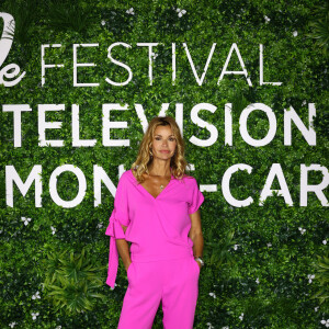 Ingrid Chauvin au photocall de la série "Demain nous appartient" lors du 60ème Festival de Télévision de Monte-Carlo au Grimaldi Forum à Monaco, le 19 juin 2021. 