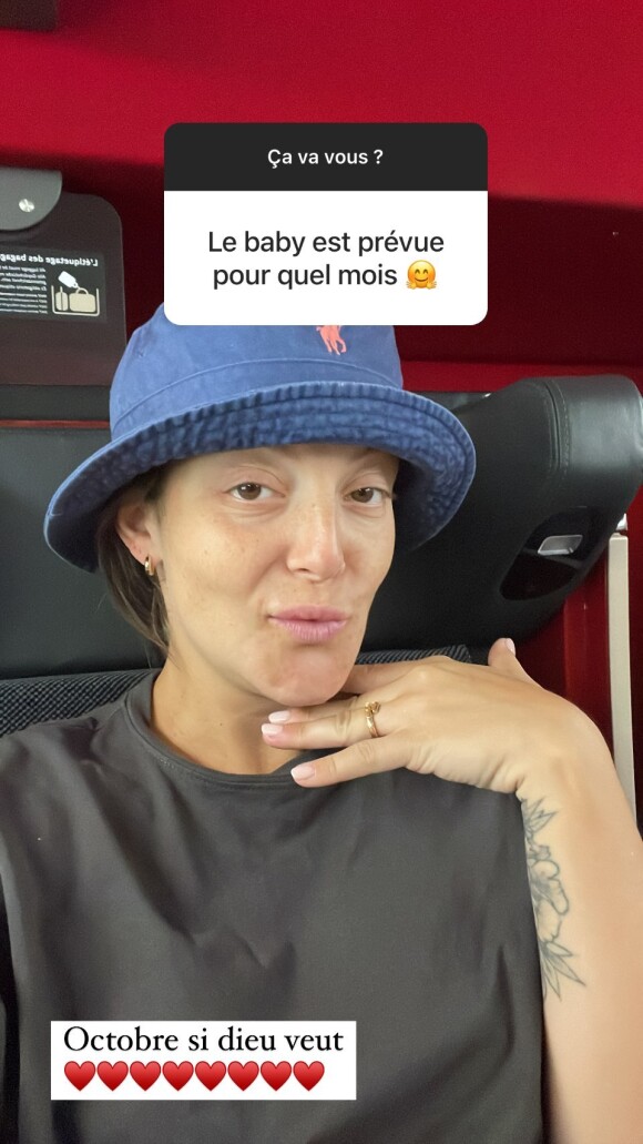 Camille Lellouche a fait des confidences sur sa grossesse et son futur bébé. @ Instagram / Camille Lellouche