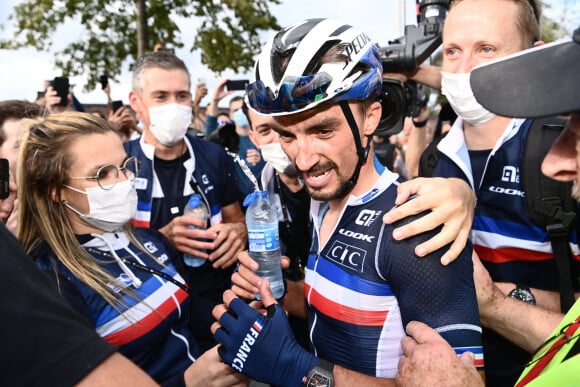 Julian Alaphilippe n'a pas été retenu par la formation Quick-Step Alpha Vinyl Team pour participer au Tour de France - Championnats du Monde UCI - Elite Hommes en Belgique le 26 septembre 2021. 