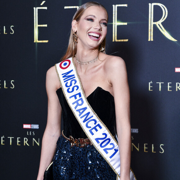 Amandine Petit (Miss France 2021) - Avant première du film Marvel "Les Eternels" au Grand Rex à Paris le 2 novembre 2021. © Pierre Perusseau/Bestimage