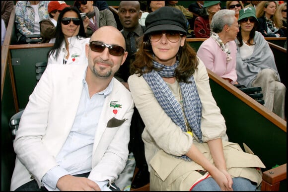 Kad Merad et son ex-femme Emmanuelle Cosso en 2009. 