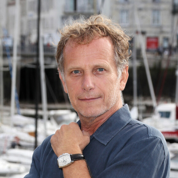 Charles Berling - Photocall du téléfilm "Glace" lors du 18ème Festival de la Fiction TV de La Rochelle. Le 17 septembre 2016 © Patrick Bernard / Bestimage