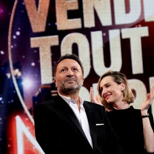 Arthur Essebag, Anne-Sophie Girard - Enregistrement des 10 ans de l'émission "Vendredi tout est permis (VTEP)", présentée par A.Essebag et diffusée le 29 janvier sur TF1 © Jacovides-Moreau / Bestimage