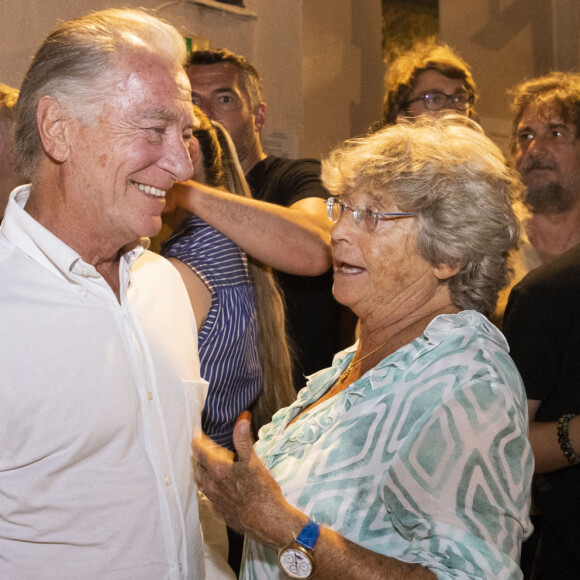 Exclusif - Jacqueline Franjou, William Leymergie - Alex Vizorek a présenté son spectacle "Ad Vitam" au théâtre de Verdure lors de la 38ème édition du Festival de Ramatuelle le 4 aout 2022. © Cyril Bruneau/ Festival de Ramatuelle/Bestimage