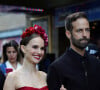 Natalie Portman et son mari Benjamin Millepied arrivent à la première du film "Thor: Love and Thunder" à Londres, le 5 juillet 2022.