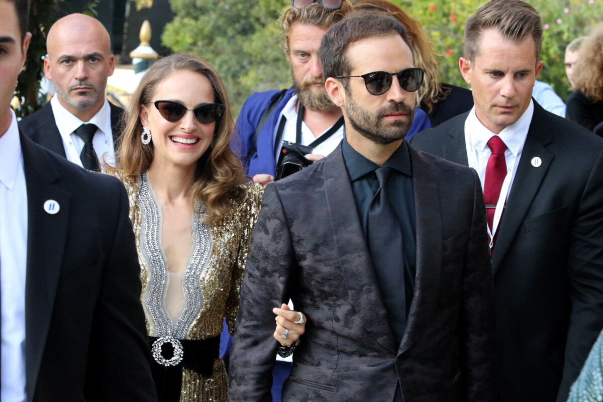 Photo Natalie Portman Et Son Mari Benjamin Millepied Arrivent à Lhôtel Excelsior Lors Du 